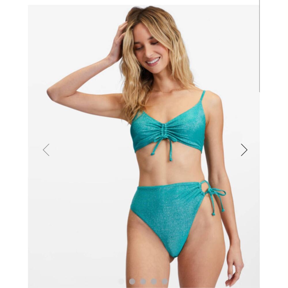 NWT Billabong Shimmer Side Bikini Bottoms Women's Size S/8